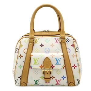 Louis Vuitton Monogram Multicolor Priscilla Handbag Bag Blanc White